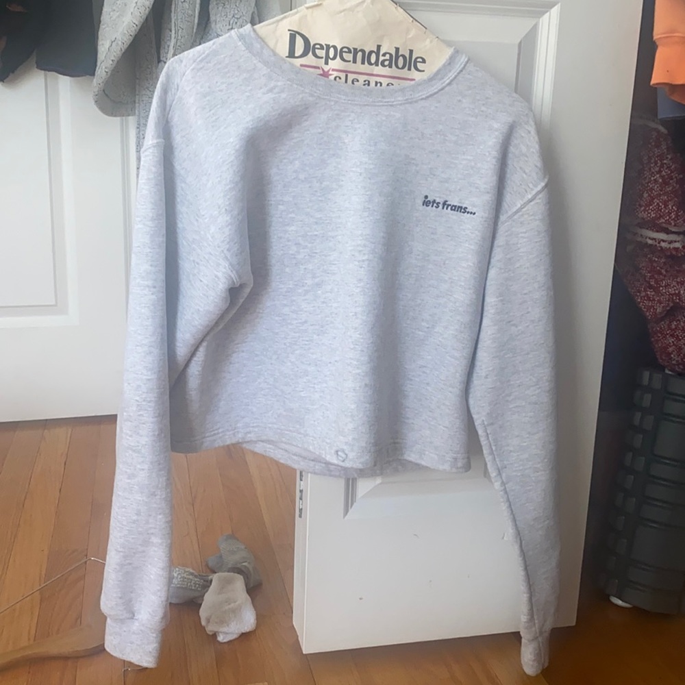 iets frans cropped sweatshirt
